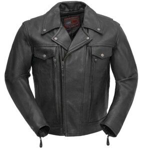 First Classics Mastermind Motorcycle Leather Jacket